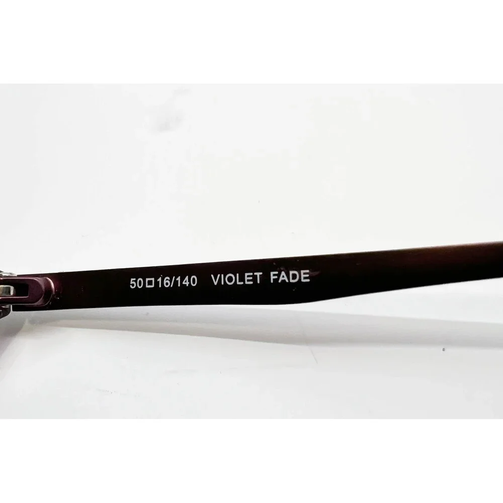 B.U.M. Equipment Eyeglasses Womens Violet Fade Cat Eye Frames 50-16-140